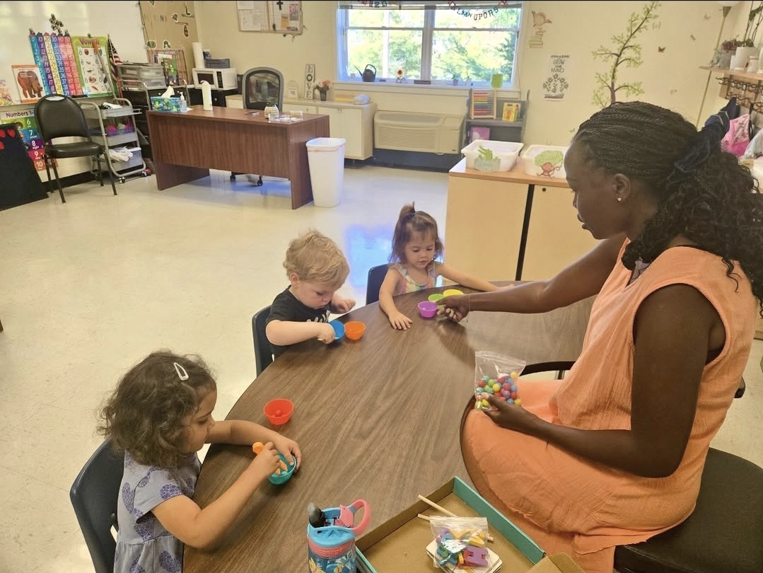 Children learning in the classroom